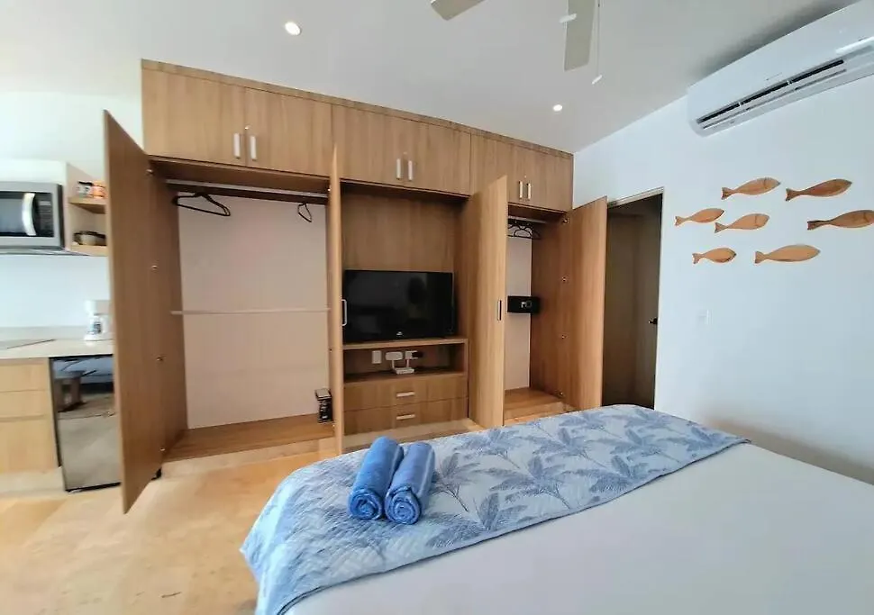 Moderno Estudio Totalmente Equipado, Centro 신데 델 카르멘 아파트