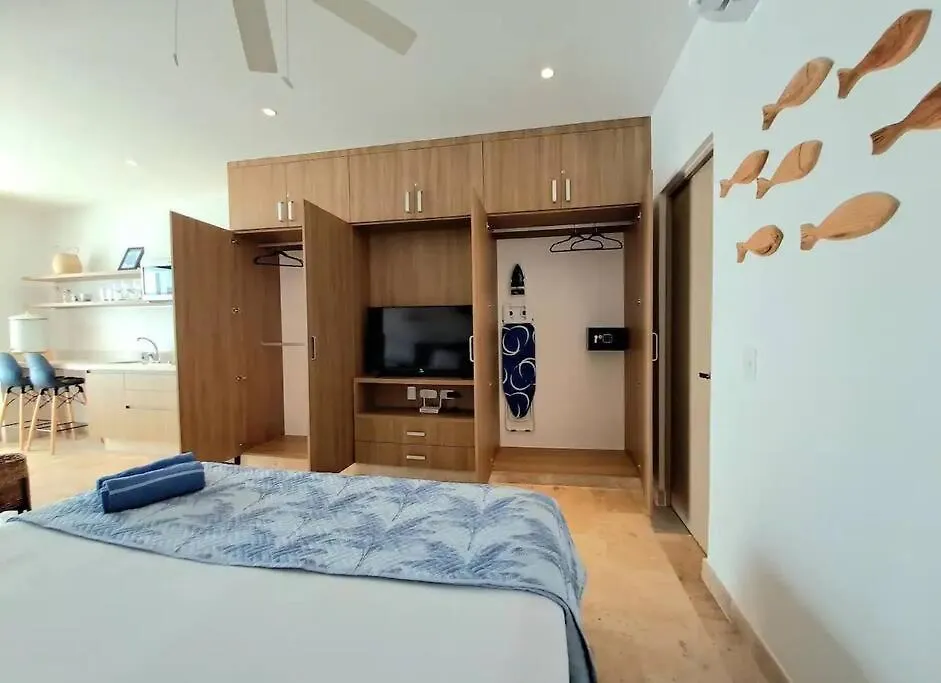 Moderno Estudio Totalmente Equipado, Centro 신데 델 카르멘 아파트